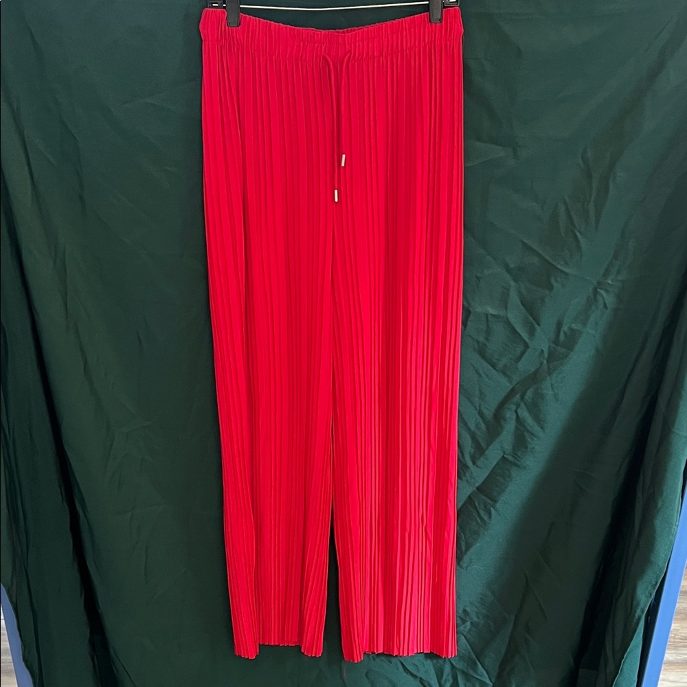 By Johnny Red Pleated Trousers